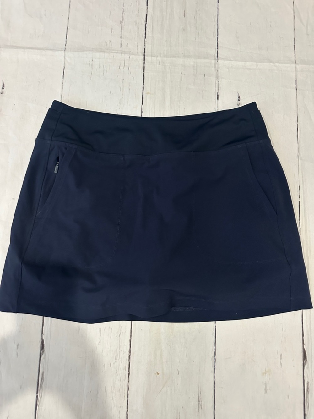 Athleta Navy Tee Time High Rise 15 “navy Blue Mini Skort - Picture 10 of 16